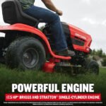 Craftsman T110 17.5 HP 42-Inch Riding Lawn Mower with 7-Speed Manual Drive - Image 9