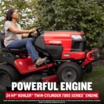 Craftsman T3200 Turn Tight 24 HP 54-Inch Hydrostatic Lawn Tractor with Kohler 7000 V-Twin and 5-Inch Turn Radius - Image 10