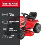 Craftsman T110 17.5 HP 42-Inch Riding Lawn Mower with 7-Speed Manual Drive - Image 13